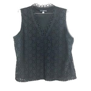 Karl Lagerfeld Lace Tank